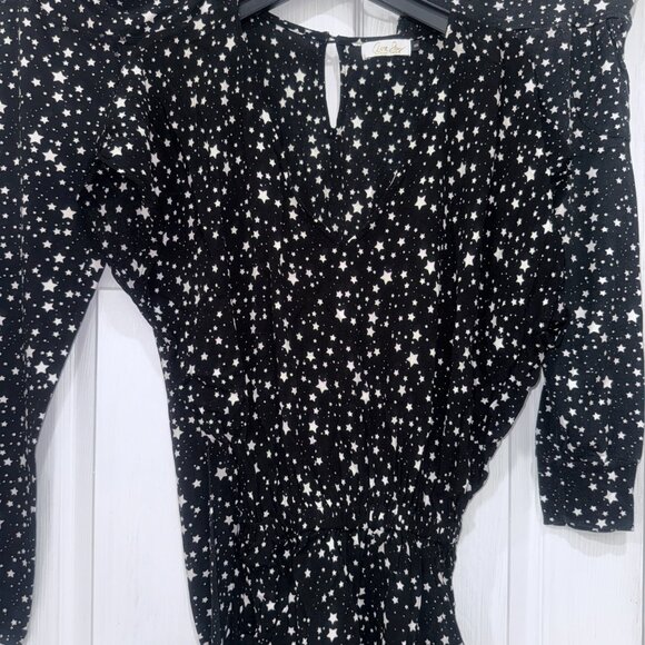 Fighting Eel Ava Sky black star romper provence sz S - Picture 4 of 5